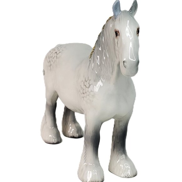 Beswick Shire Horse Figurine – Gloss Finish, 8.5” - Picture 3 of 13